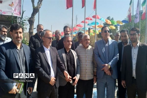 افتتاحیه پست راهنمایی مسافران نوروزی در پاکدشت