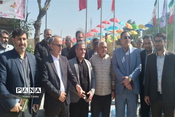 افتتاحیه پست راهنمایی مسافران نوروزی در پاکدشت