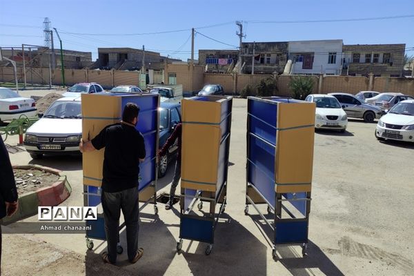 توزیع تجهیزات ورزشی در مدارس کارون