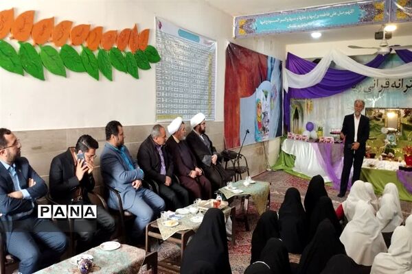 گرامیداشت یاد شهدا در دبستان ریاحین ناحیه یک یزد