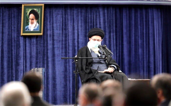 سخنرانی نوروزی رهبر انقلاب در حرم مطهر رضوی در روز اول فروردین