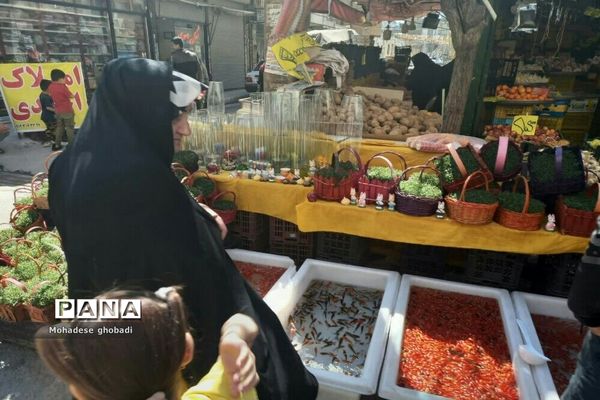حال و هوای مردم در بازار صالحیه در روزهای پایانی اسفند
