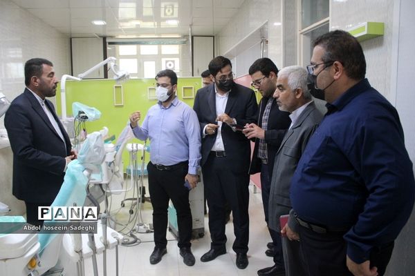 بازدید مدیرکل آموزش و پرورش استان بوشهر از درمانگاه شهدای فرهنگیان بوشهر