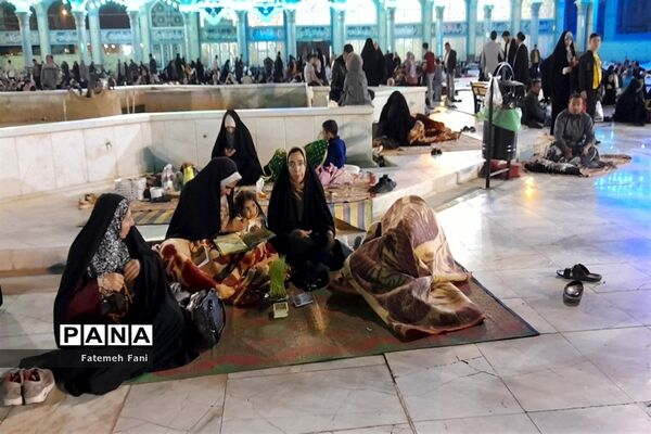 لحظات تحویل سال در مسجد مقدس جمکران