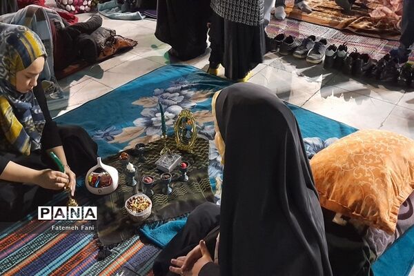 لحظات تحویل سال در مسجد مقدس جمکران