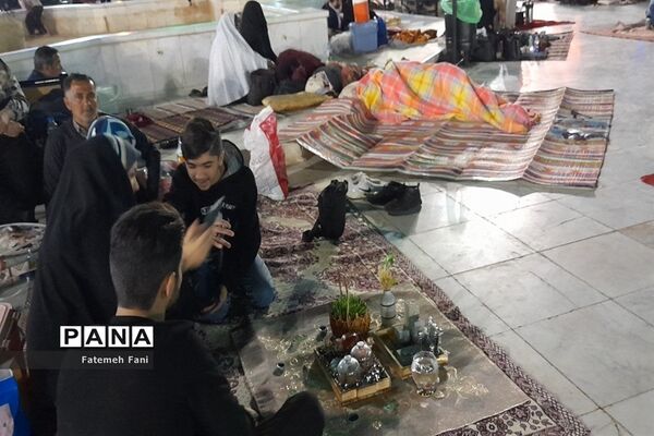 لحظات تحویل سال در مسجد مقدس جمکران