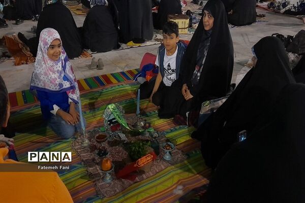 لحظات تحویل سال در مسجد مقدس جمکران