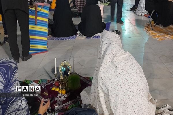 لحظات تحویل سال در مسجد مقدس جمکران