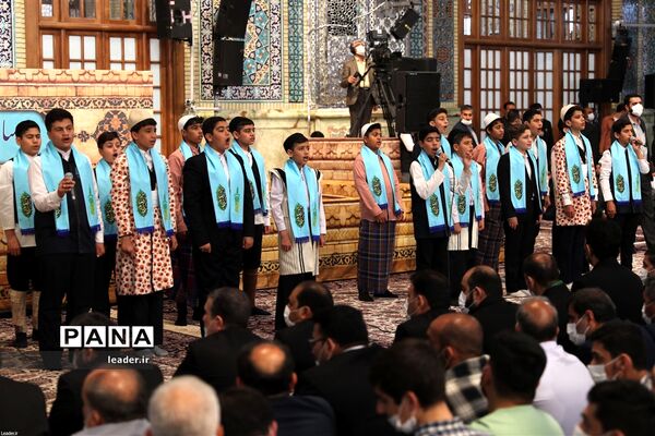 سخنرانی رهبر معظم انقلاب اسلامی در اجتماع زائران و مجاوران حرم مطهر رضوی