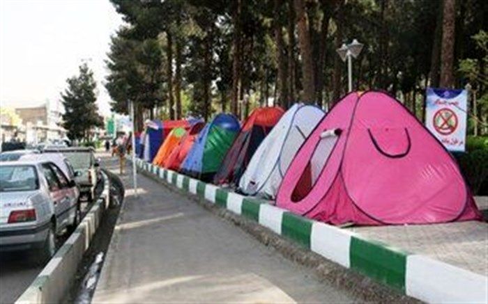در معابر رودخانه‌ها چادر احداث نشود
