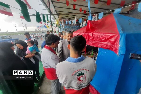 خدمات نوروزی هلال احمر در ملارد