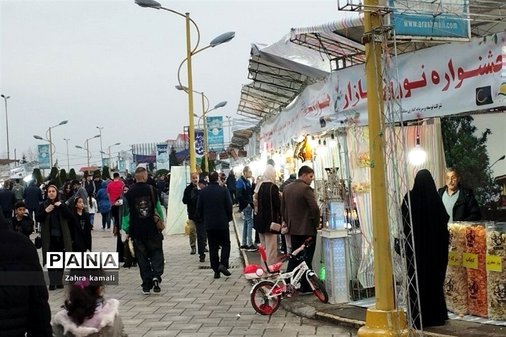 حال و هوای بازار نوروزی بندر انزلی