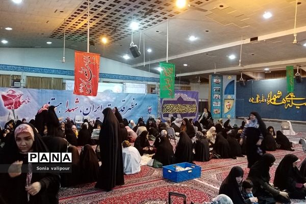 ضیافت افطاری در بهشت زهرای  تهران