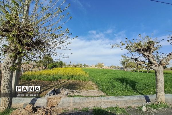 طبیعت زیبای روستای باغِ آسیا در شهرستان گناباد