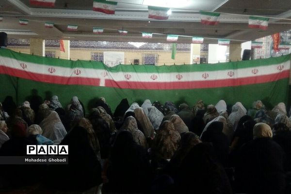 اولین نماز جمعه ماه مبارک رمضان در شهر گلستان شهرستان بهارستان