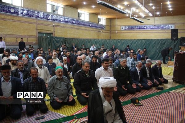 برگزاری نماز جمعه در بخش جوادآباد