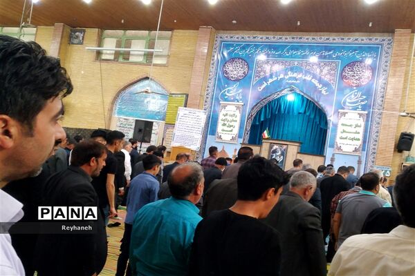 برگزاری نماز جمعه در بخش جوادآباد