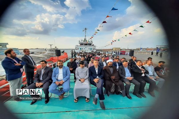 برگزاری مراسم جشن نوروزگاه شهرستان شادگان بر روی عرشه کشتی شایما 