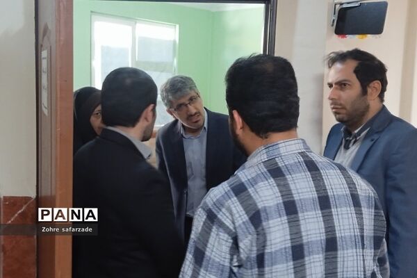 بازدید مسئولان شهری از روند اجرایی ستاد اسکان نوروزی آموزش و پرورش رودهن