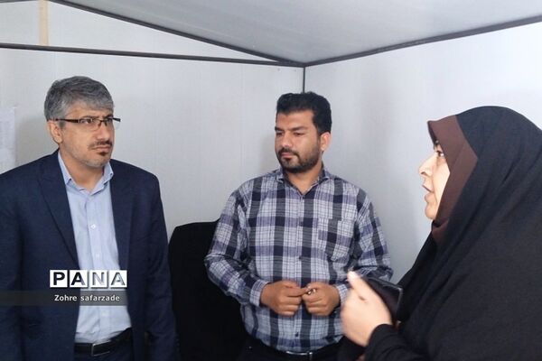 بازدید مسئولان شهری از روند اجرایی ستاد اسکان نوروزی آموزش و پرورش رودهن