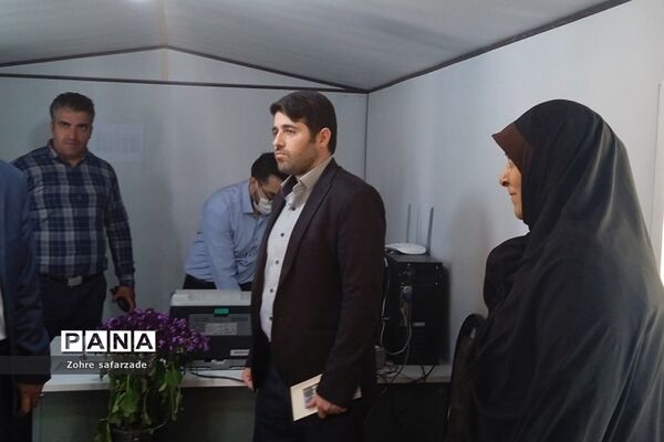 بازدید مسئولان شهری از روند اجرایی ستاد اسکان نوروزی آموزش و پرورش رودهن