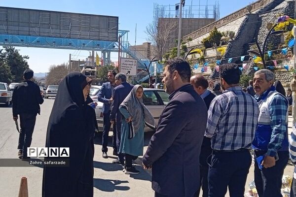 بازدید مسئولان شهری از روند اجرایی ستاد اسکان نوروزی آموزش و پرورش رودهن