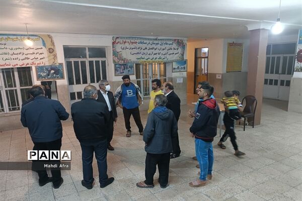 افزایش مدارس محل اسکان مسافران نوروزی به علت بارندگی در شهرستان بهبهان