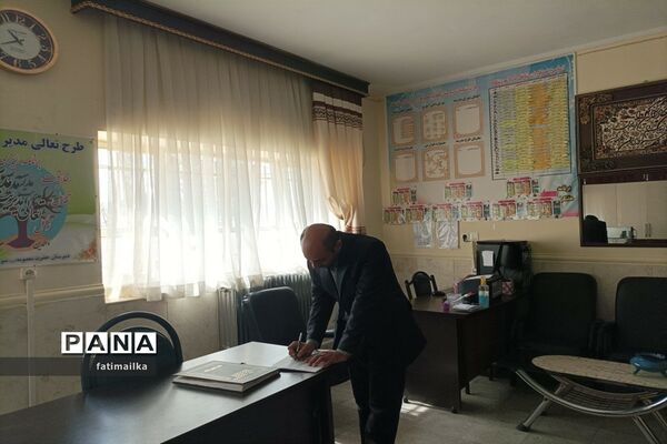 بازدید اعضای ستاد خدمات سفر شهرستان فیروزکوه  از مراکز اسکان آموزش و پرورش