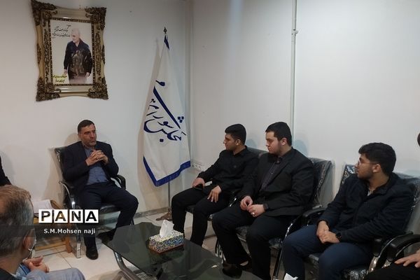 دیدارنوروزی اعضای کارگروه دانش‌آموزی قم با نماینده مجلس شورای اسلامی
