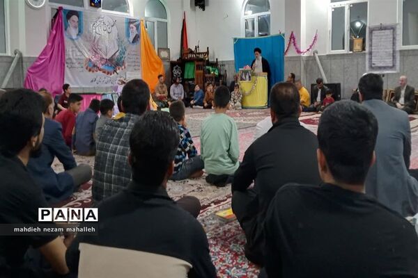 محفل انس با قرآن در مسجد جامع روستای نظام محله گلوگاه