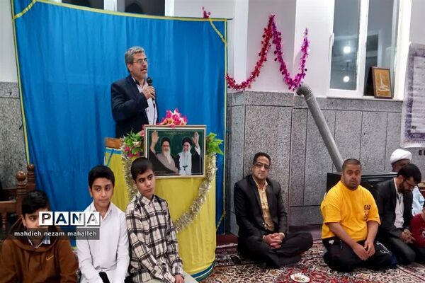 محفل انس با قرآن در مسجد جامع روستای نظام محله گلوگاه