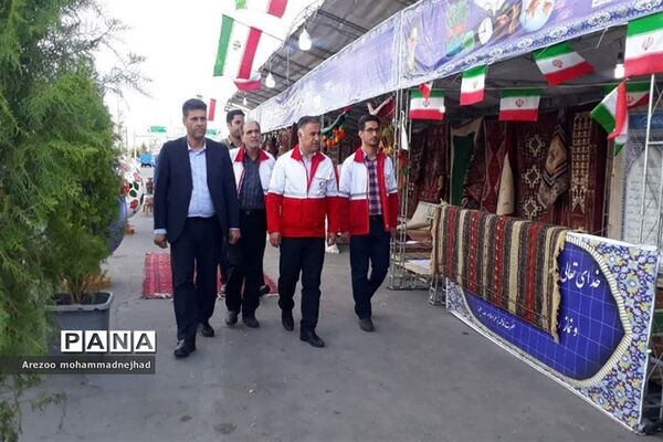 بازدید مدیرعامل جمعیت هلال احمر استان تهران از پست نوروزی جوانان شهرستان قرچک