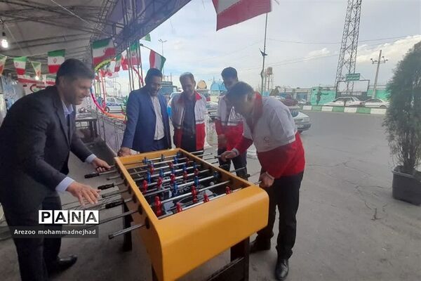 بازدید مدیرعامل جمعیت هلال احمر استان تهران از پست نوروزی جوانان شهرستان قرچک