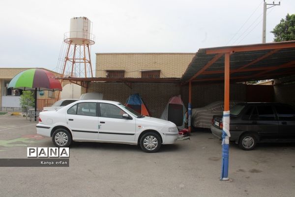 اسکان مسافران نوروزی در مدارس شهرستان بوشهر