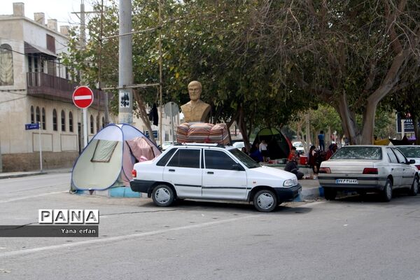 گردشگران نوروزی در ساحل بندر بوشهر-2