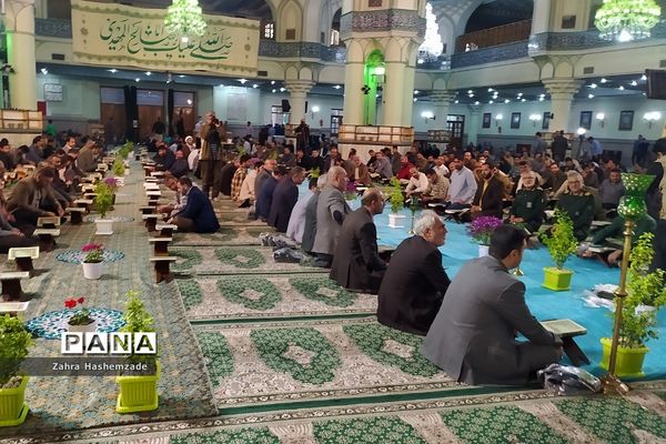 محفل انس با قرآن کریم در مصلای شهرری