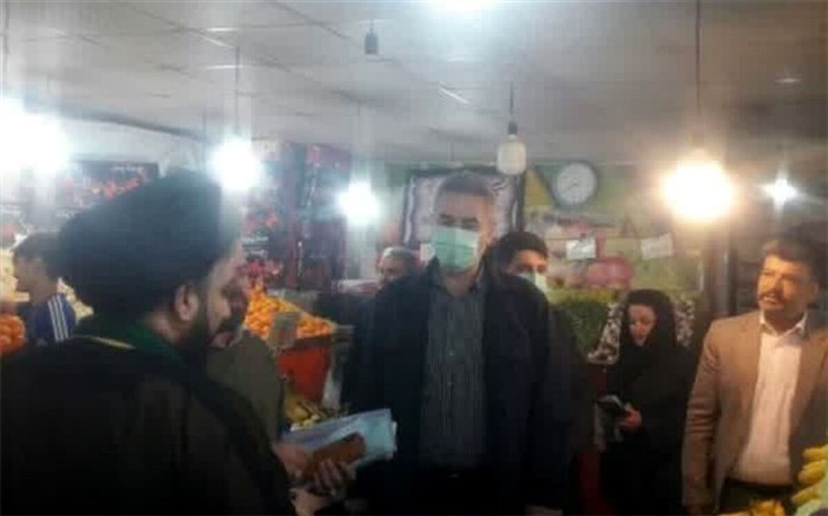 بازدید امام جمعه رودهن و فرماندار شهرستان دماوند از اصناف شهر رودهن