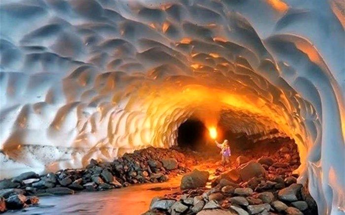 غارهای نمکی گرمسار، زیبایی بخش کویر سمنان / فیلم