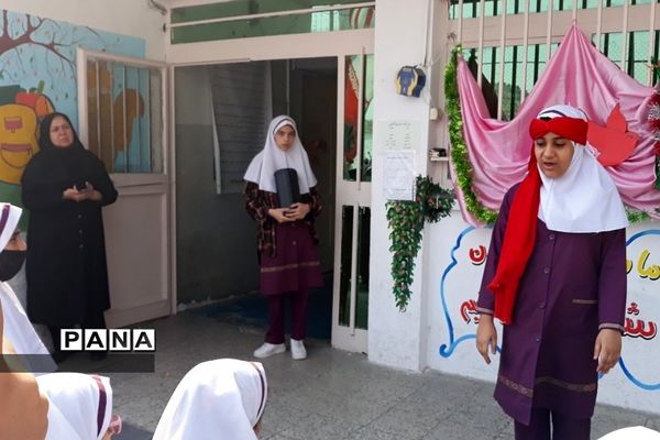 جشن‌میلاد امام‌ حسن مجتبی(ع) در دبستان حضرت زهرا(س)۲ رودهن