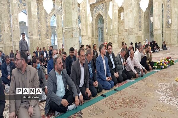آیین «شکرانه خدمت» اعضای ستاد اسکان نوروزی فرهنگیان قم
