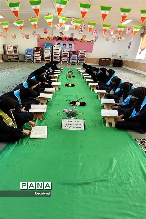 مراسم ضیافت افطاری و جشن میلاد امام حسن مجتبی علیه السلام در مدارس شهرستان اقلید