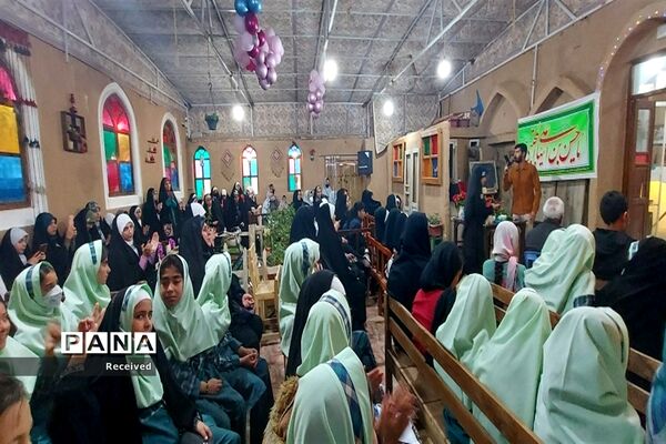 مراسم ضیافت افطاری و جشن میلاد امام حسن مجتبی علیه السلام در مدارس شهرستان اقلید