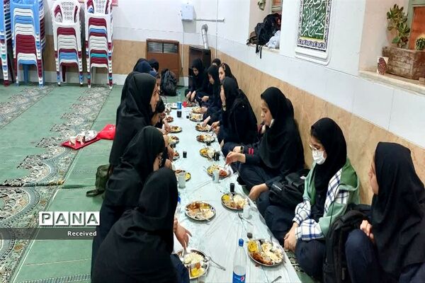 مراسم ضیافت افطاری و جشن میلاد امام حسن مجتبی علیه السلام در مدارس شهرستان اقلید