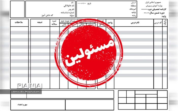 کارنامه ۱۴۰۱ مسئولین خراسان رضوی