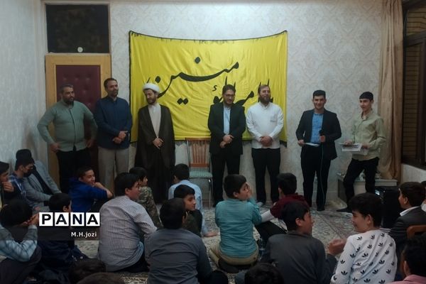 تجلیل از فعالان دانش‌آموز کمیته اسکان و تکریم زائران نیمه شعبان