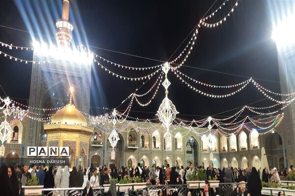 جشن باشکوه تولد امام حسن (ع) در حرم رضوی