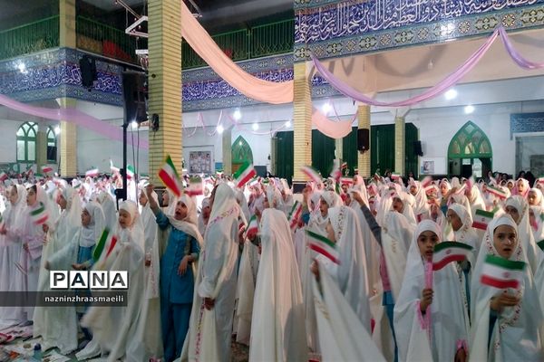 گردهمایی بزرگ دختران روزه اولی شهر الوند استان قزوین
