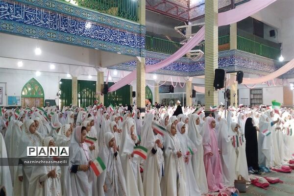گردهمایی بزرگ دختران روزه اولی شهر الوند استان قزوین