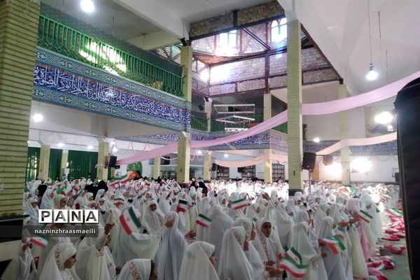 گردهمایی بزرگ دختران روزه اولی شهر الوند استان قزوین