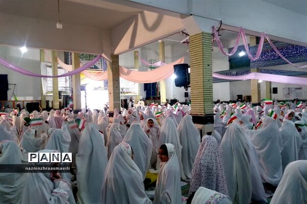 گردهمایی بزرگ دختران روزه اولی شهر الوند استان قزوین